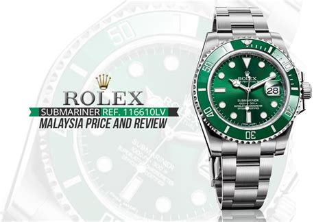 rolex submariner green dial price malaysia